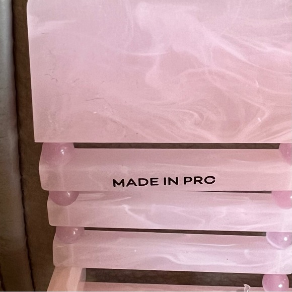Cult Gaia Acrylic Ark Clutch Mini Top Handle Bag Pink Cocktail Party Wedding